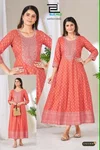 Matka King By Blue Hills Rayon Plus Size Anarkali Kurtis Collection
